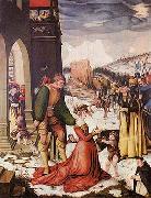 Hans Baldung Grien Beheading of St Dorothea by Baldung oil painting on canvas